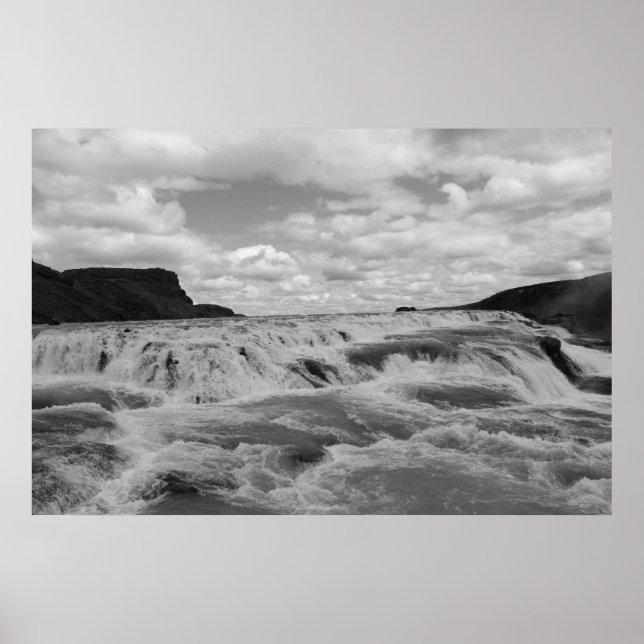 Wasser fließt poster (Vorne)