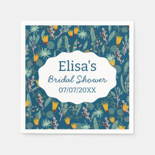 Wasser-Garten Florale Brautparty Süß INDIVIDUELL Serviette
