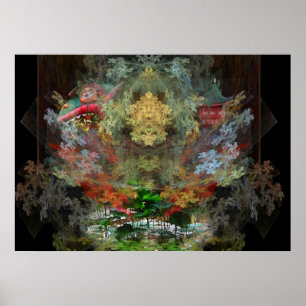 Wasser-Garten Poster