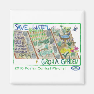 Wasser gerettet - Gartenbau Magnet