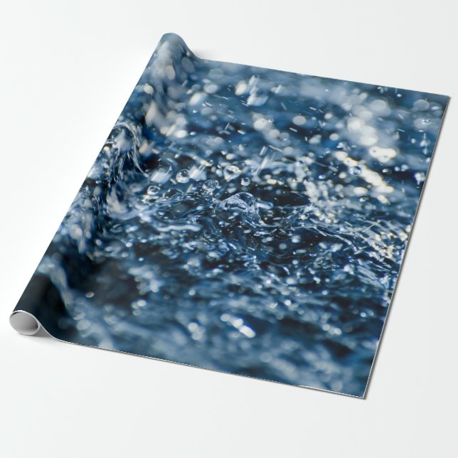 Wasser Geschenkpapier (Ungerollt)