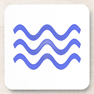 Wasser Getränkeuntersetzer