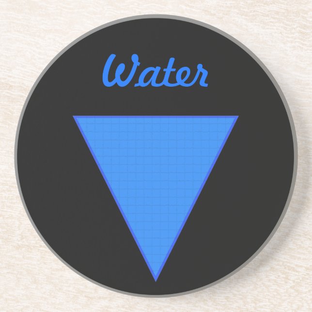 Wasser Getränkeuntersetzer (Vorne)