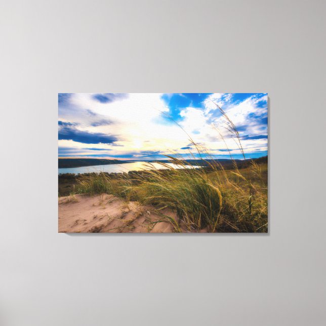 Wasser | Glen Lake Sleeping Bear Dunes Michigan Leinwanddruck (Vorderseite)
