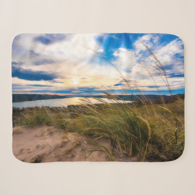 Wasser | Glen Lake Sleeping Bear Dunes Michigan Sherpadecke (Vorderseite (Horizontal))