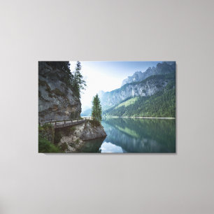 Wasser   Gosau Salzkammergut Österreich Leinwanddruck