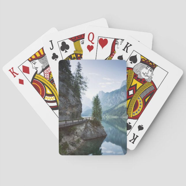 Wasser | Gosau Salzkammergut Österreich Spielkarten (Rückseite)