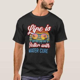 Wasser heilen Vintage Wasserkur Lehrer beginnen T-Shirt