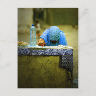 Wasser holen postkarte
