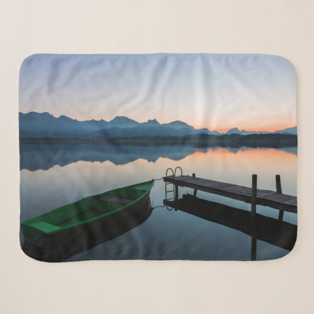 Wasser | Hopfensee Bayerische Alpen Deutschland Sherpadecke (Vorderseite (Horizontal))