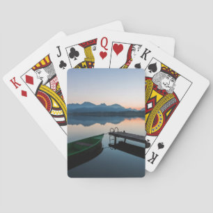 Wasser   Hopfensee Bayerische Alpen Deutschland Spielkarten