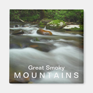 Wasser im Nationalpark der Großen Smoky-Berge Magnet