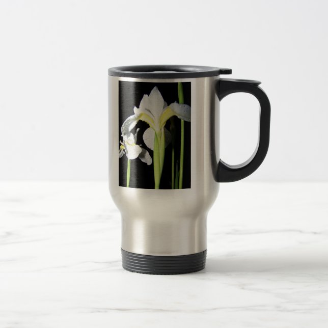 Wasser-Iris IsolierTasse Reisebecher (Rechts)
