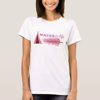 Wasser ist Leben — Feder 1 T-Shirt
