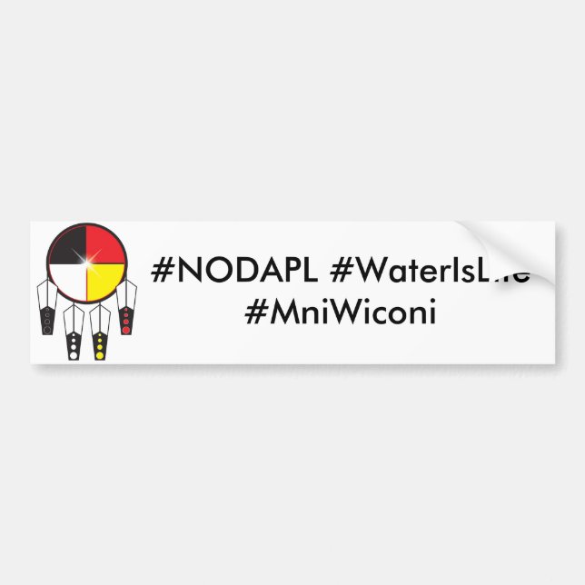 Wasser ist Lebenstoßaufkleber Autoaufkleber (Vorne)