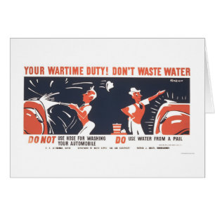 Wasser ist wichtiges WWII WPA 1942