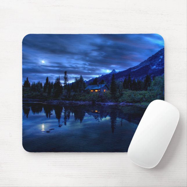 Wasser | Jenny Lake Grand Teton National Park Mousepad (Mit Mouse)