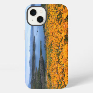 Wasser Kalifornischer See mit goldenen Mohnblume iPhone Hülle
