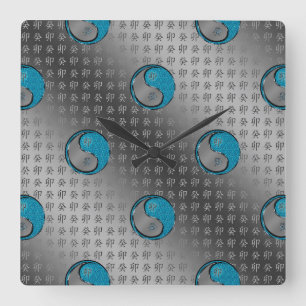Wasser Kaninchen Quadratische Wanduhr