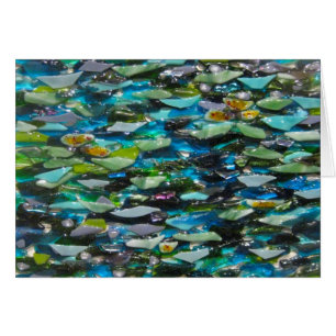 Wasser-Kiesel-leere Karte