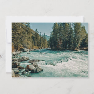 Wasser   Kucherla River, Altai Mountains Dankeskarte