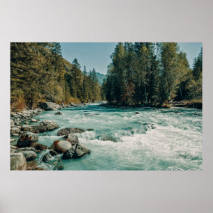 Wasser Kucherla River, Altai Mountains Poster