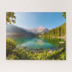 Wasser Lago di Fusine Mount Gangart Julische Alp