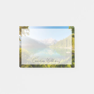 Wasser Lago di Fusine Mount Gangart Julische Alp Post-it Klebezettel