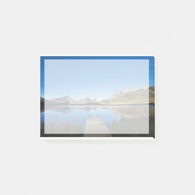 Wasser | Lai da Vons Schweiz Post-it Klebezettel (Vorderseite)