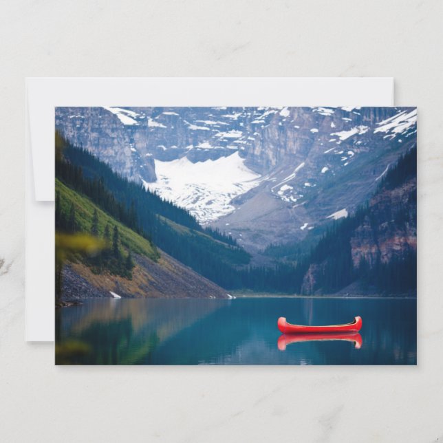 Wasser | Lake Louise Canadian Rocky Mountains Dankeskarte (Vorderseite)