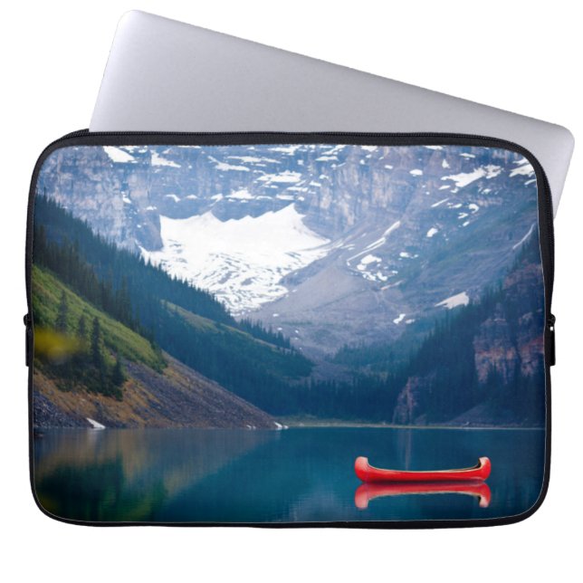 Wasser | Lake Louise Canadian Rocky Mountains Laptopschutzhülle (Vorderseite)