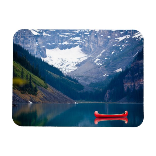 Wasser | Lake Louise Canadian Rocky Mountains Magnet (Horizontal)