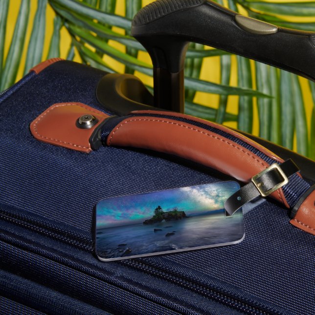 Wasser | Lake Superior Minnesota Gepäckanhänger (Vorderseite Insitu 3)