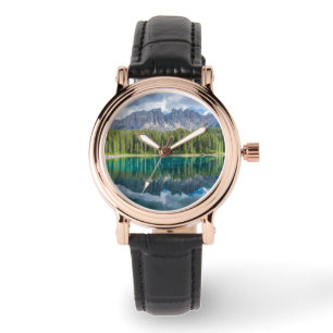 Wasser   Latemar-Gebirgskette Armbanduhr