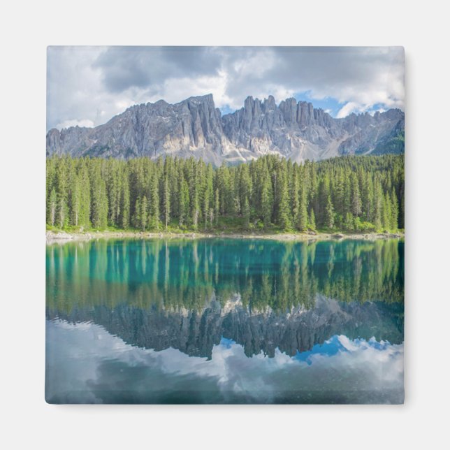 Wasser | Latemar-Gebirgskette Magnet (Vorne)