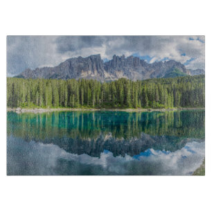 Wasser Latemar-Gebirgskette Schneidebrett