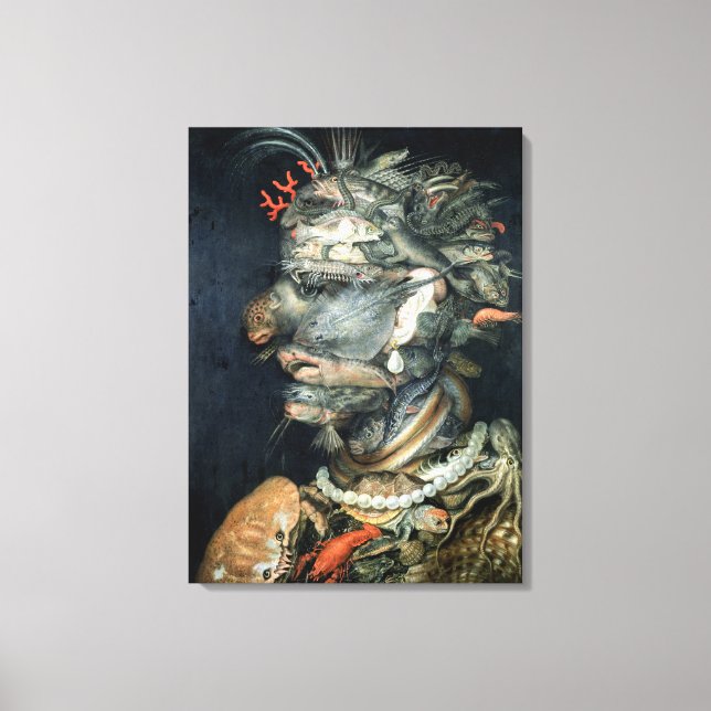 Wasser, Leinwanddruck (Vorderseite)