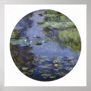 Wasser-Lilie, 1908 Poster