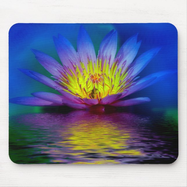 Wasser-Lilie Mousepad (Vorne)