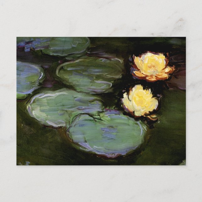 Wasser-Lilien: 1897-98, eingereicht von Monet Postkarte (Vorderseite)