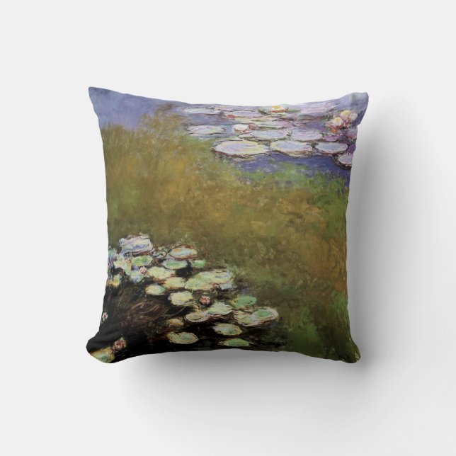 Wasser-Lilien, 1914-17 Kissen (Vorderseite)