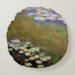 Wasser-Lilien, 1914-17 Rundes Kissen