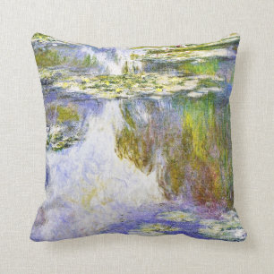 Wasser-Lilien-Claude Monet-Kunstmalerei Kissen