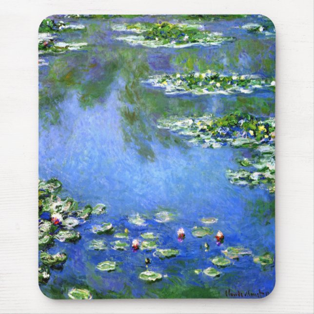 Wasser-Lilien, Claude Monet Mousepad (Vorne)