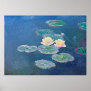 Wasser-Lilien - Claude Monet Poster