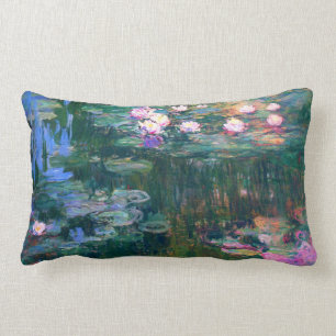 Wasser-Lilien-Claude Monet-schöne Kunst 1917 Lendenkissen