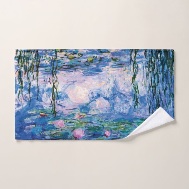 Wasser-Lilien durch Claude Monet Handtuch (Handtuch)