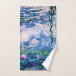 Wasser-Lilien durch Claude Monet Handtuch