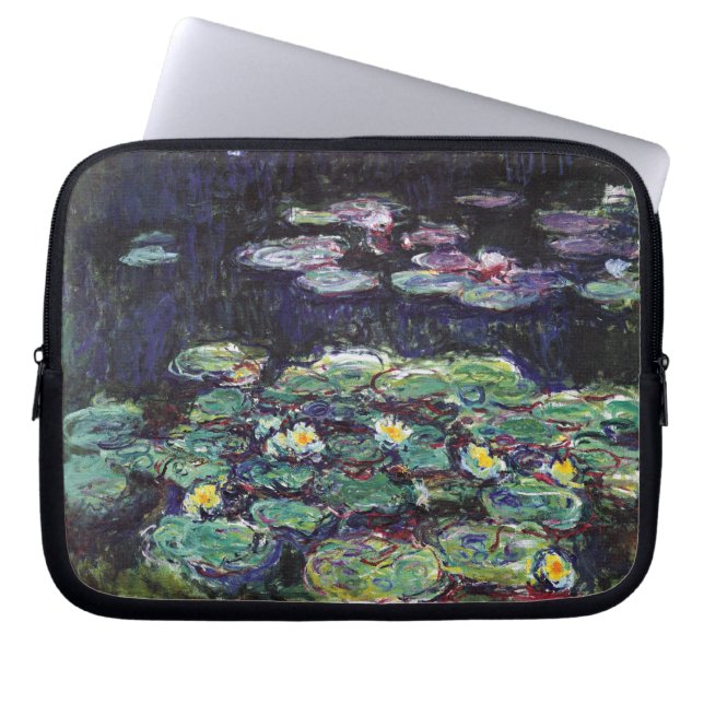 Wasser-Lilien durch Claude Monet Laptopschutzhülle (Vorderseite)