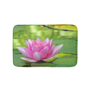 Wasser-Lilien-Lotos-Blumen-Bad-Matten Badematte